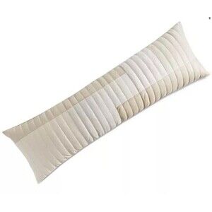 Hotel Collection Brushwork 14" x 48" Faux Leather Decorative Pillow